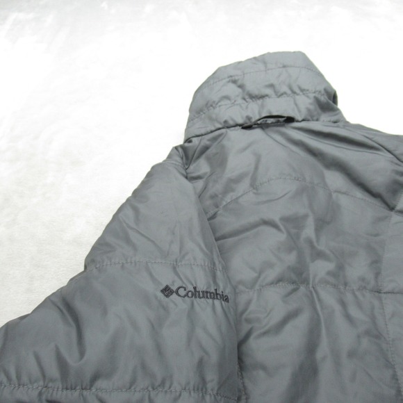 Columbia Jacket Womens Medium Gray Interchange Omni-Shield Lightweight Puffer - Picture 8 of 14